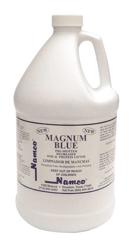 Namco Magnum Blue Carpet Cleaner, Gallon