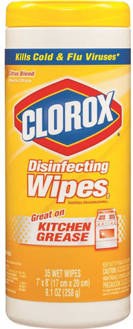 Clorox Wipes, Citrus Blend, 35 Wipes Per Container