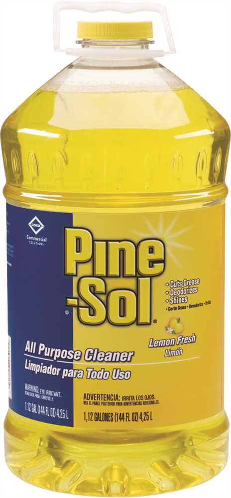 Pine-sol&reg; Cleaner And Deodorizer, Lemon Scent, 144 Oz. Per Bottle