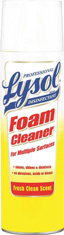 Lysol Disinfectant Foam Cleaner, 24 Oz Aerosol