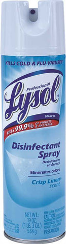 Lysol Disinfectant Spray, Crisp Linen, 19 Oz