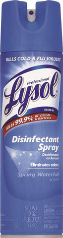 Lysol Disinfectant Spray, Spring Waterfall, 19 Oz