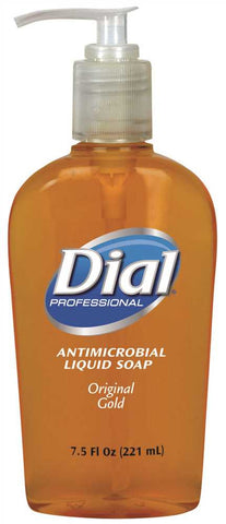 Dial&reg; Antimicrobial Liquid Hand Soap, 7.5 Oz., Gold