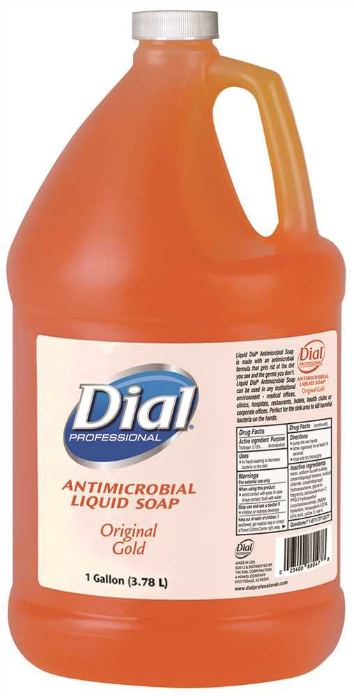 Dial&reg; Antimicrobial Liquid Hand Soap, 1 Gallon, Gold