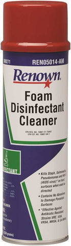 Renown&reg; Foam Disinfectant Cleaner Aerosol, 19 Oz