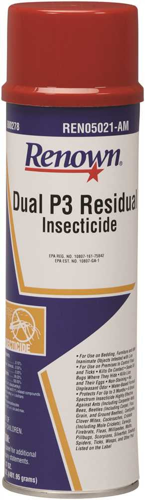 Renown&reg; Dual P3 Residual Insecticide, Aerosol, 17 Oz.