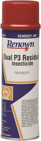 Renown&reg; Dual P3 Residual Insecticide, Aerosol, 17 Oz.