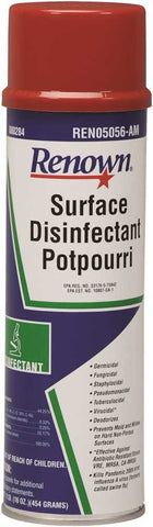 Renown&reg; Surface-air Disinfectant And Deodorant, Potpourri Scent, Aerosol