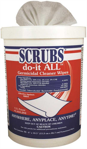 Scrubs Germicidial Cleaner Wipes