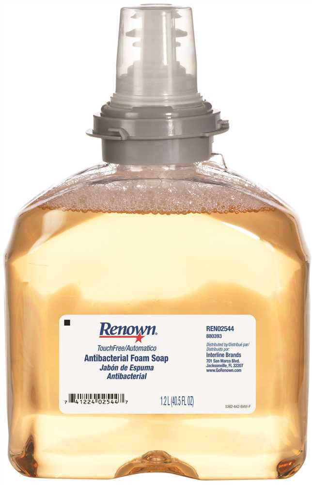 Renown&reg; Antibacterial Foam Hand Soap, Touch-free, 1,200ml