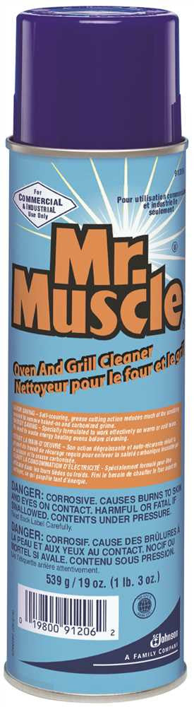 Mr. Muscle&reg; Aerosol Oven And Grill Cleaner, 19 Oz.