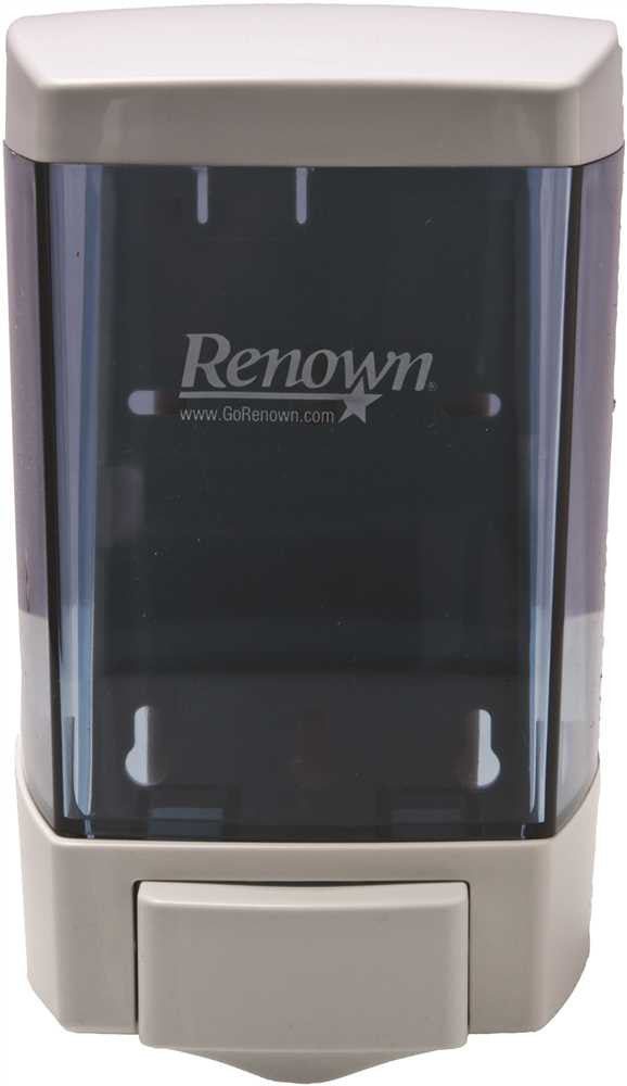 Renown&reg; Liquid Soap Dispenser, 46 Oz., White See-thru