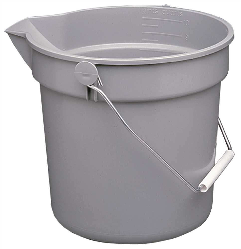 Deluxe Bucket With Easy Pour Spout 14 Quart