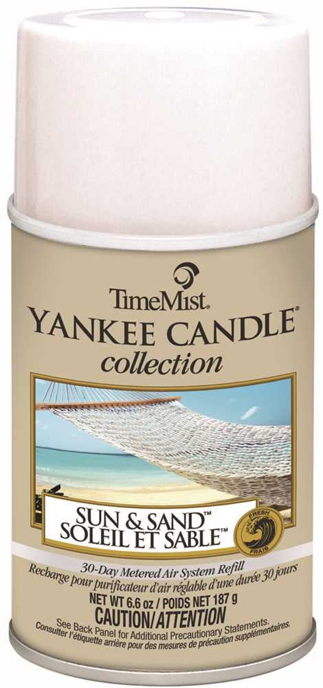 Timemist&reg; Yankee Candle&reg; Collection, Air Freshener, Metered Refill, Sun And Sand, 6.6 Oz.