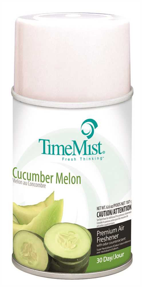 Timemist&reg; Air Freshener, Premium Meter Refill, Cucumber Melon,  Oz.