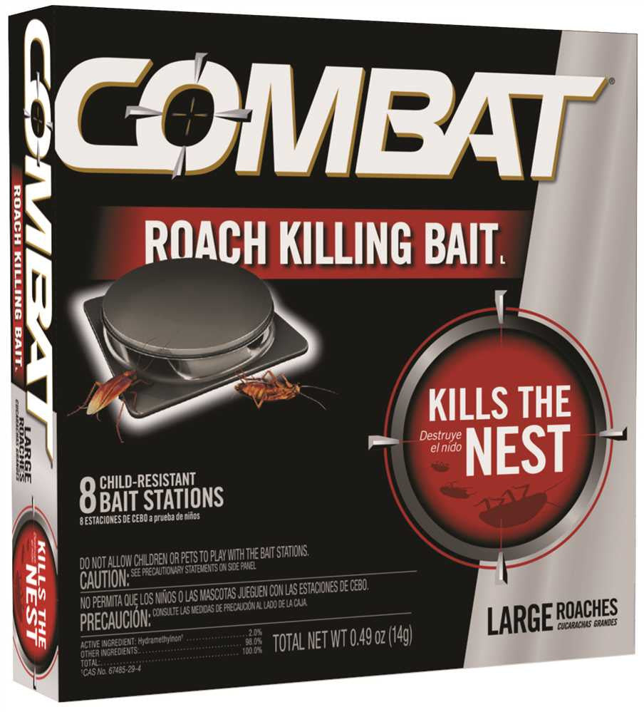 Combat Roach Killing Bait System