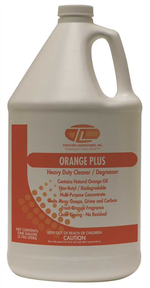 Citrus Cleaner Degreaser Gl 4-cs