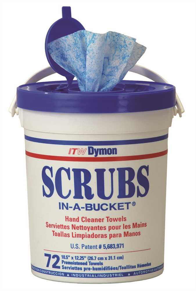 Scrubs In A Bucket Hand Soap Cleaner Towels