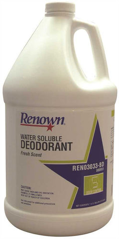 Renown&reg; Water Soluble Deodorant, Gallon, Fresh Scent