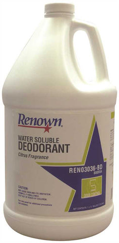 Renown&reg; Water Soluble Deodorant, Gallon, Citrus