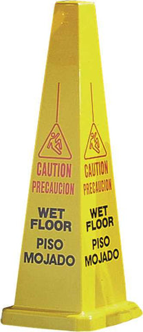 Wet Floor Sign 4 Sided