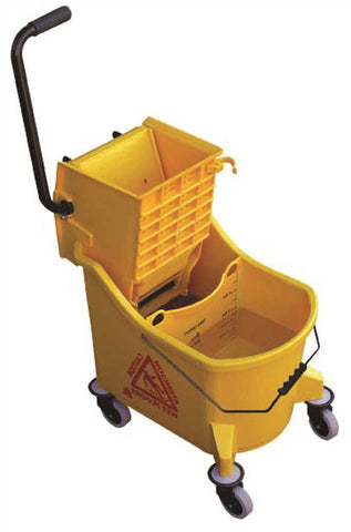 Maxiplus Mop Bucket And Wringer 36 Quart Yellow