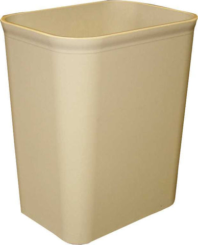 Impact&reg; Fire-resistant Trash Can, Beige, 14 Quarts