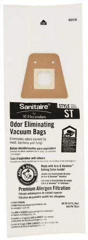 Sanitaire&reg; Replacement St Bags, For Model 678 Commercial Lightweight Upright, 5 Per Pack