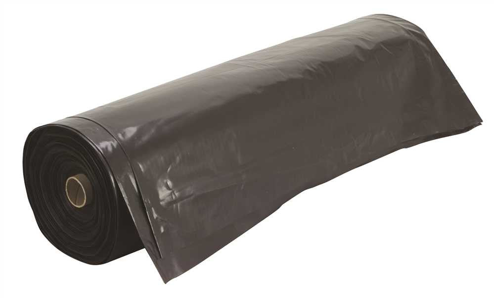 Frost King&reg; Plastic Sheeting Roll, 20 Ft. X 100 Ft. 4 Mil Black