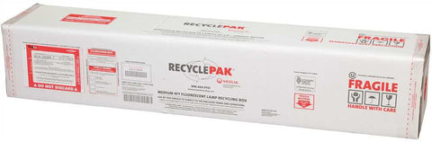 Recyclepak&reg; Prepaid Lamp Recycling Box, 8.5 X 8.5 X 48 In.