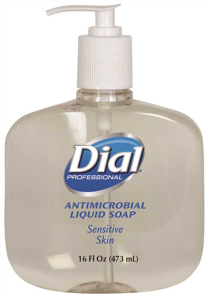 Dial&reg; Antimicrobial Liquid Hand Soap For Sensitive Skin, 16 Oz.