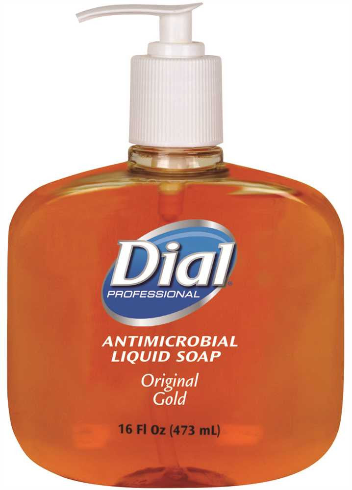 Dial&reg; Antimicrobial Liquid Hand Soap, 16 Oz., Gold