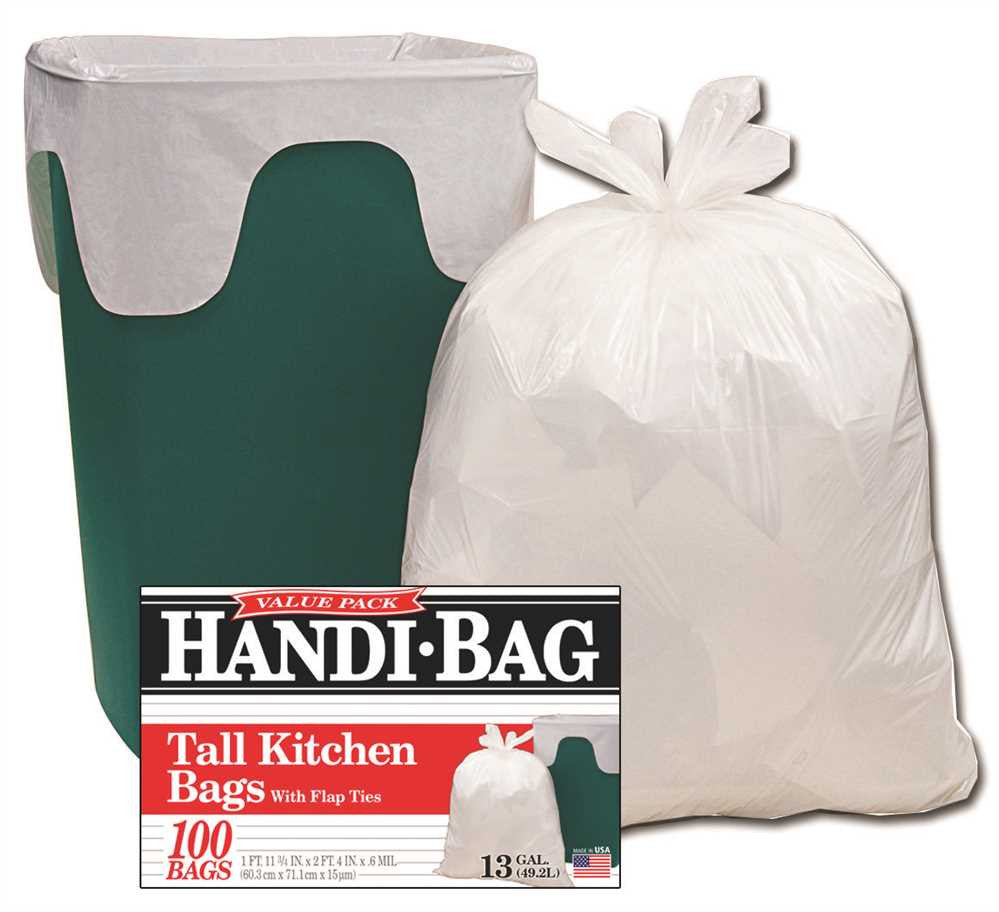 Handi-bag Trash Bags 13 Gallon 60 Per Pack