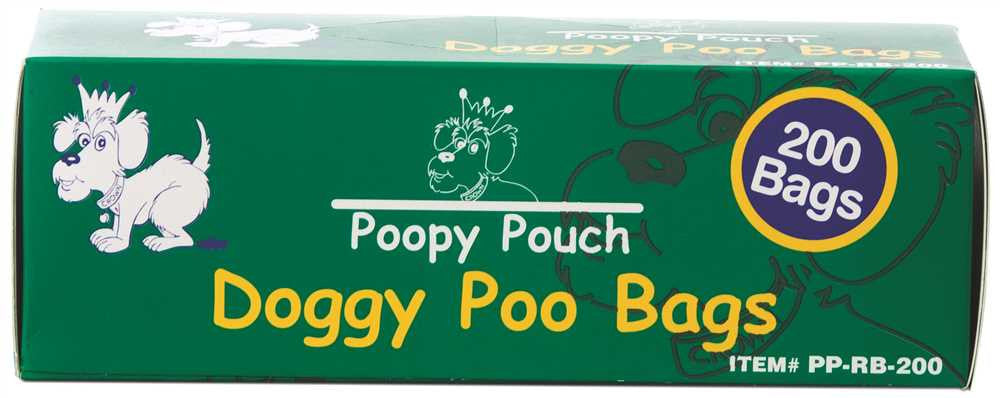 Poopy Pouch Universal Pet Waste Disposal Replacement Bags, 200 Bags Per Roll, 10 Rolls Per Case