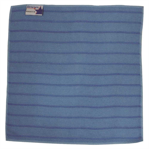 Renown&reg; Microfiber Utility Cloth, Blue, 16x16 In.