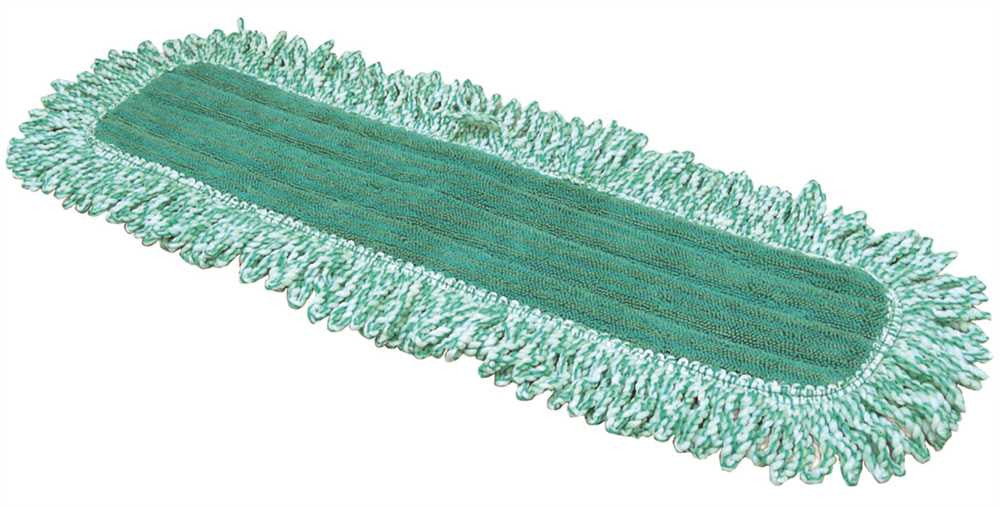 Renown&reg; Microfiber Dust Mop With Fringe, Green, 18"