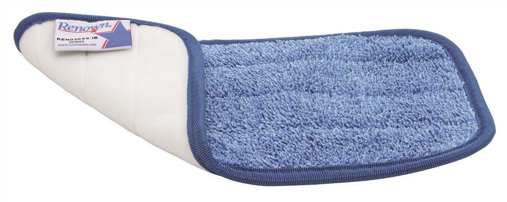 Renown&reg; Microfiber Wall And Stair Pad, 11", Blue