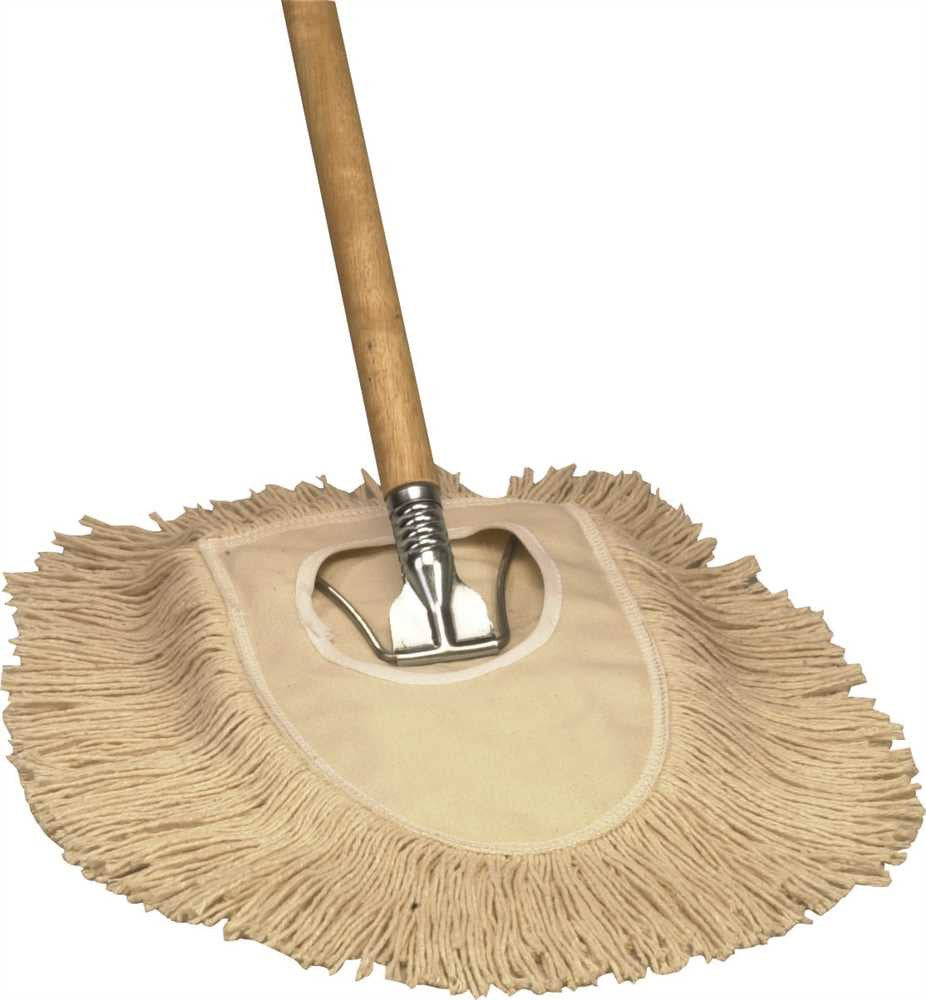 Maxidust Wedge Mop Wood Handle Metal Frame