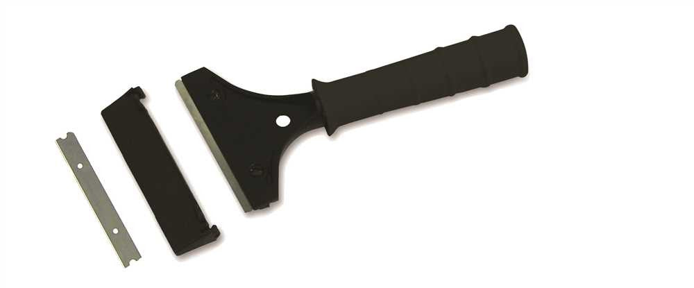 Window And Floor Scraper Carbon Steel Blade 12"