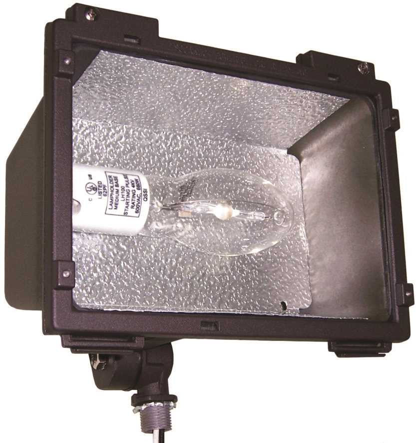 50 Watt Hps Br Compact Floodlight With Glare Shield