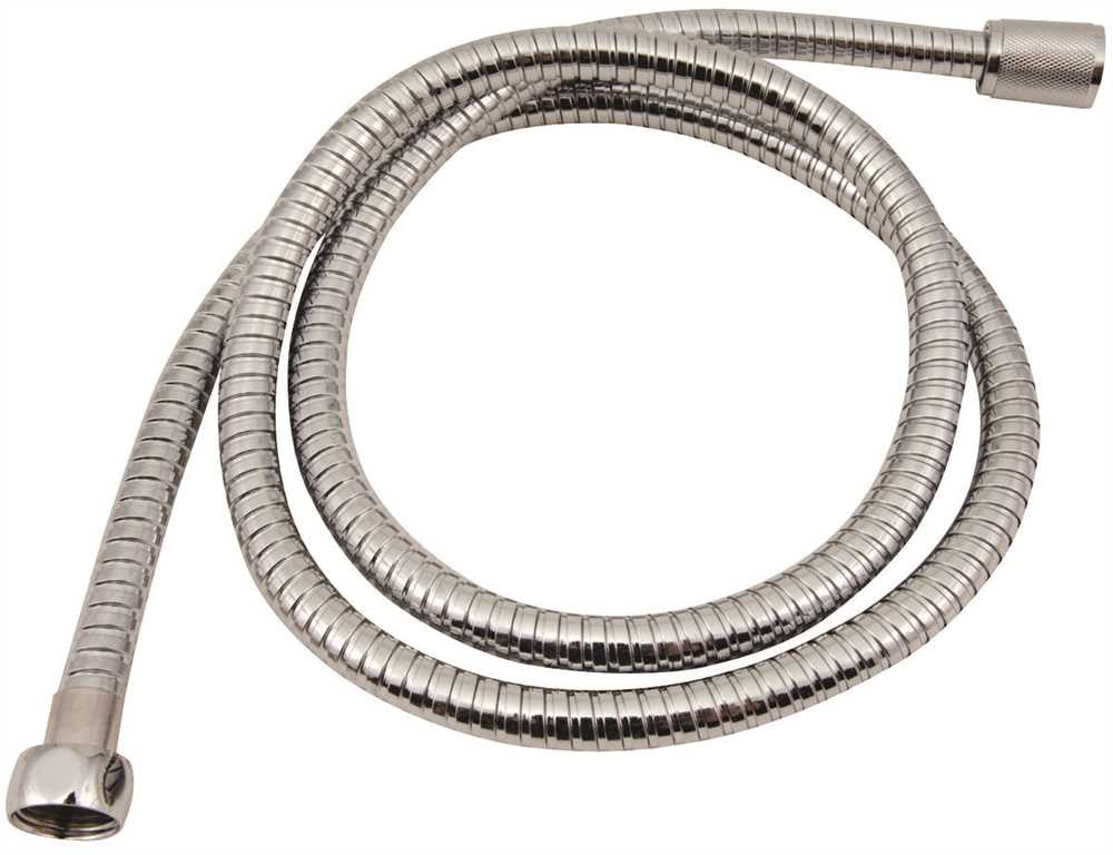 Shower Head Hose Chrome Plated Metal 60 In.