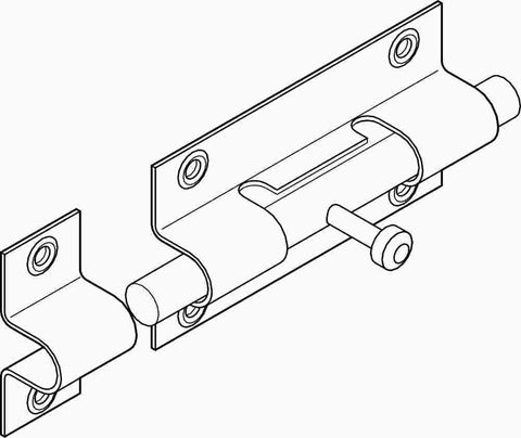 Barrel Bolt 6 In