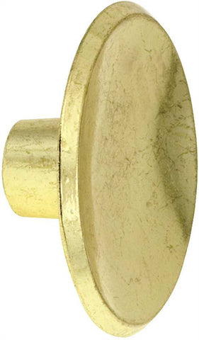 Anvil Mark&reg; Cabinet Knob, Polished Brass, 1-7-8 In.