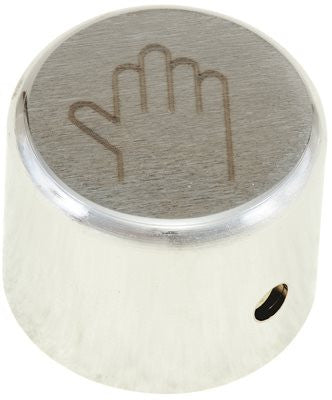 Chrome Plated Push Button With Set Screw