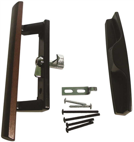 Black Patio Door Handle 3-1-2 In. Center