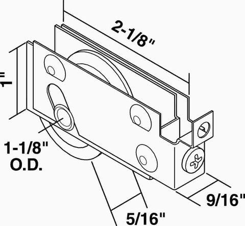 Bottom Adjustable Roller Unit