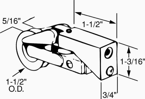 Patio Door Roller Assembly