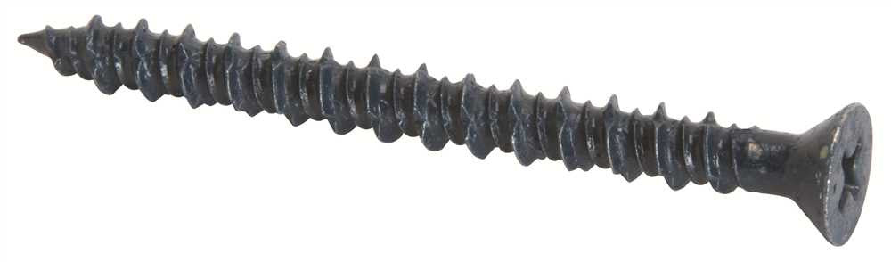 Phillips Flat Head Masonry Fasteners 3-16" X 2-1-4", 100 Per Pack