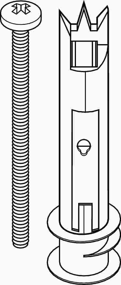 E Z Togle With Pan Head Screw (50 Pack), 50 Per Pack