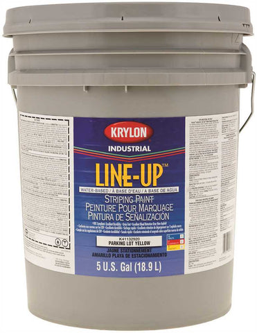 Krylon Heavy-duty Latex Traffic Paint 5 Gallon Yellow